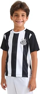 Braziline Camiseta Santos Matriz, Preto/Branco, Único