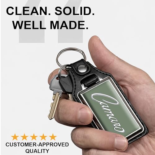 Image of Brotherhood Car Key Chain for Camaro - Classic Models Keychain for Men and Women Gift Key Ring - -