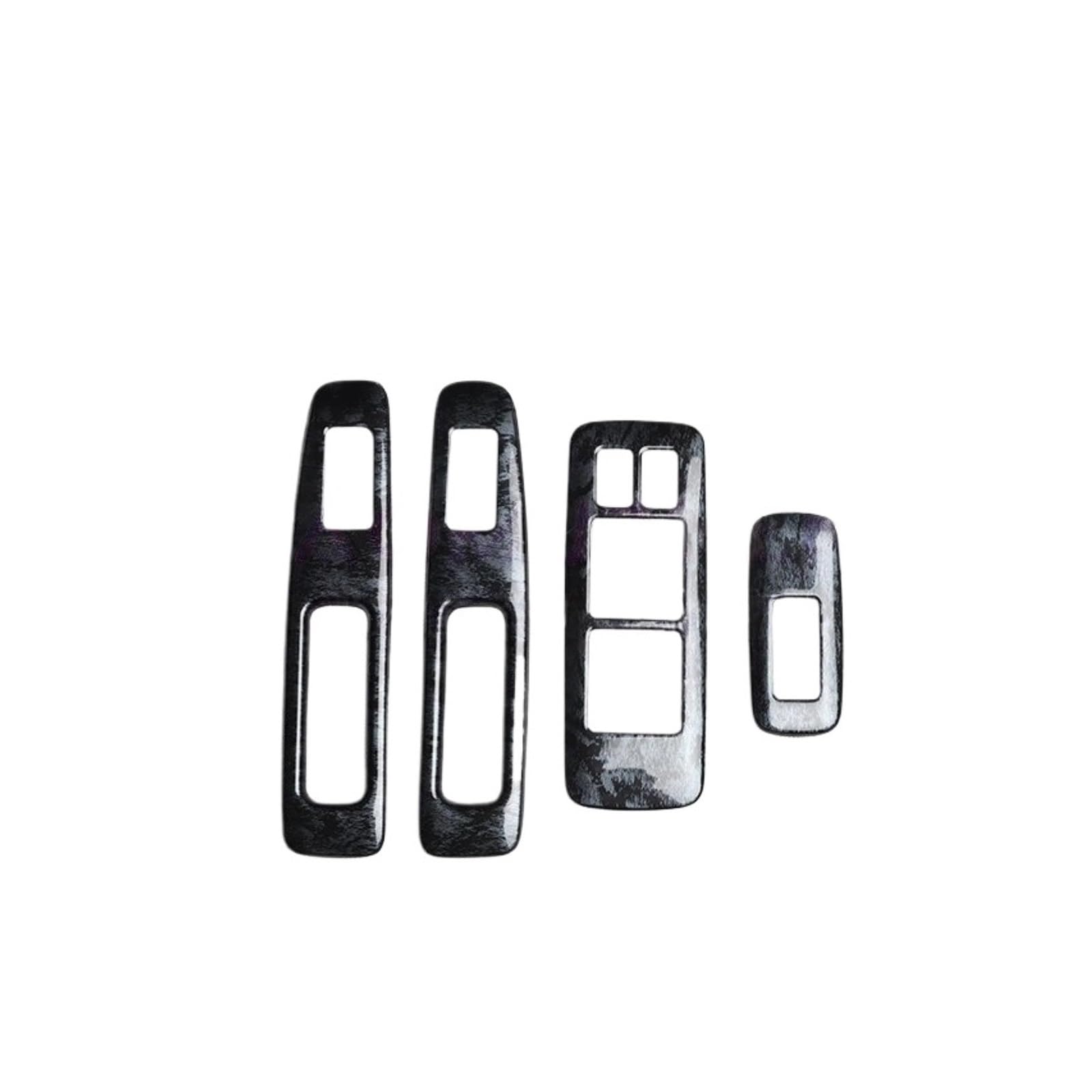 QBKGMEWCA Central Control Panel and Air Vent Trim Stickers Compatible for Qashqai 2008-2015 Models Carbon Fiber Including RosewoodInterior Modifications(Type5 4pcs)