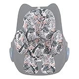 JANABEBE Reducer Cushion Infant Head & Baby Body Support Antiallergic 100% Cotton (Head, Body and Back Support, African Sunset) 3 Parts