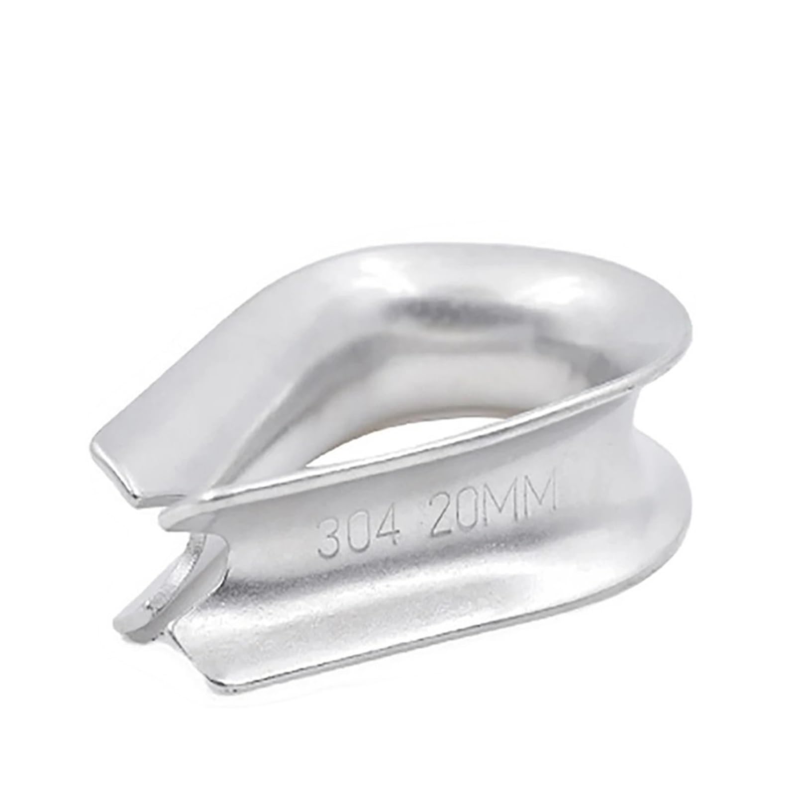 cosses pour câbles en acier，cosses pour câbles en 10 pièces M2-M32 304 en acier inoxydable coeur de poulet verrouillage câble câble manchon de protection cosses gréement accessoires de fixation(M20)