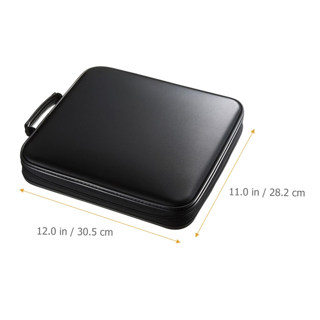 Borsa Porta CD in Plastica con Zip Custodia Portatile per Dischi CD Dvd Leggera e Protettiva per Viaggi e Uso Esterno