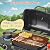 2 Burner BBQ Propane Gas Grill with Side Burner 24000 BTU Output Stainless Steel Barbecue Grill with Enameled Grates and Side Tables for Outdoor Cooking Kitchen and Patio Backyard