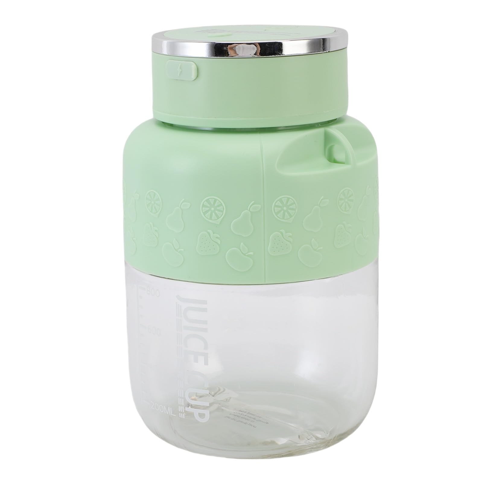 Frullatore Elettrico Ricaricabile 800ml, Macchina per Succhi Portatile, Frullatore Smontabile per Casa Palestra Ufficio Viaggi Smoothie Maker