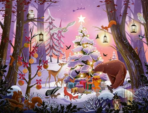 Puzzle 2000 pièces : de Noël enchantée Ravensburger France - vue 3