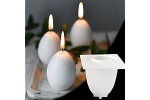 3D Novelty Easter Egg Candle Mold Silicone Wax Melting Baking Fondant Mold