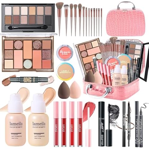 YBUETE Complete Makeup Set for Beginners Cover