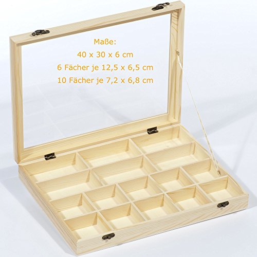 Preisvergleich Produktbild Schaukasten für Schmuck (einlagig)