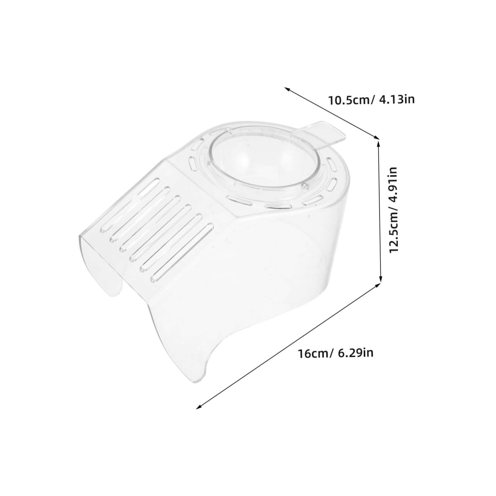 LABRIMP Replacement Popcorn Maker Cover Transparent Acrylic Lid for Hot Air Popcorn Machines Prevents Spillage Easy to Clean Heat Resistant