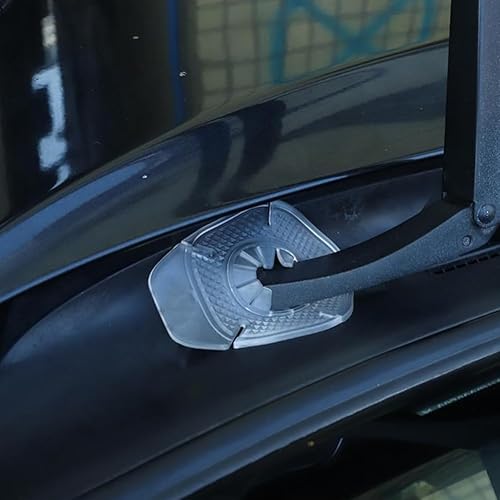 Miniatura 2 de 2 protectores universales para orificios para limpiaparabrisas delantero, a prueba de polvo, para la mayoría de los automóviles, color negro #2