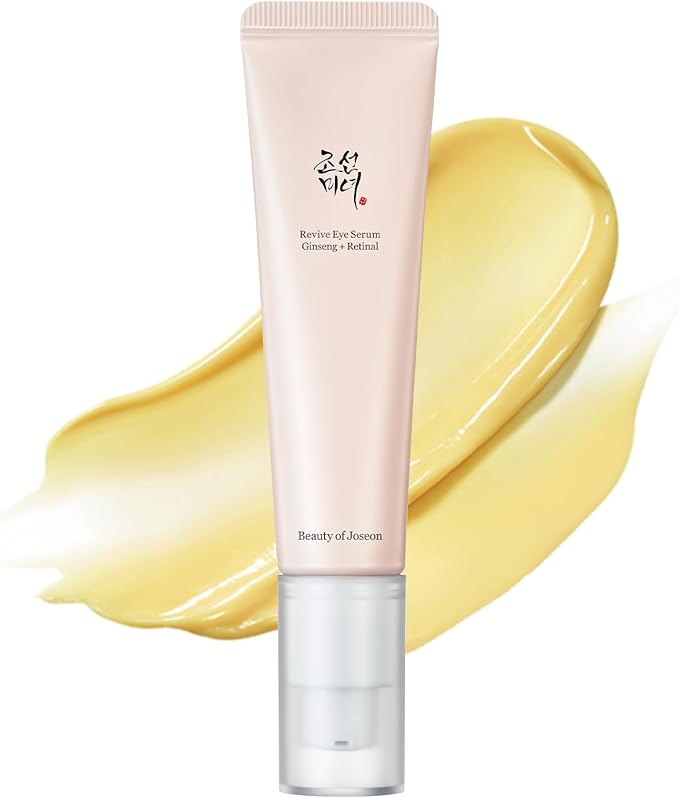 Beauty of Joseon Revive Eye Serum with Retinal Niacinamide Correction for Puffy Eye Bags Fine Lines Dark Circles Wrinkles, Korean Skin Care 30ml, 1.01 fl.oz