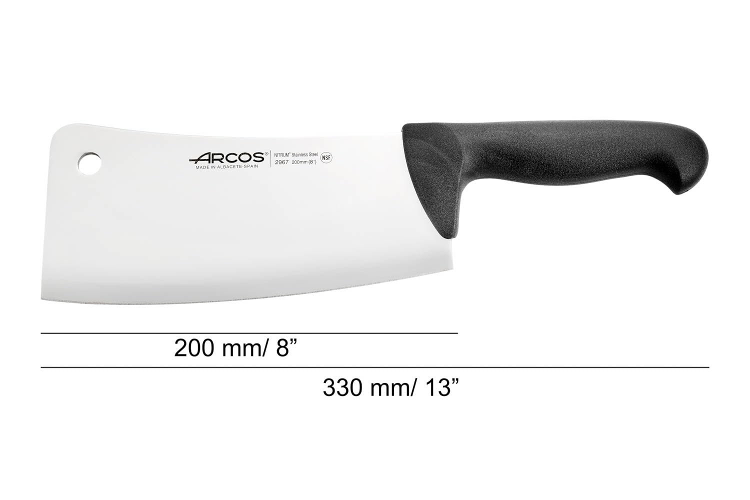 Arcos Couteau à Viande Acier Inoxydable Nitrum 200 mm – Série 2900