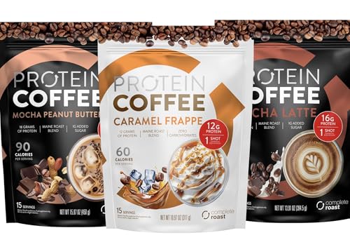 Complete Roast 3-Pack Caramel Frappe, Iced Coffee, and Vanilla (C...