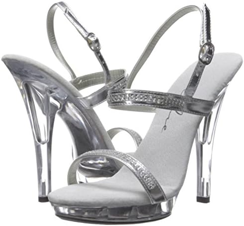 Ellie Shoes Women's M-Diamond, Silver, 7 B US | Image 6