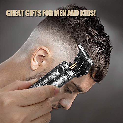 Machine à cheveux avec lame en T en acier pour finition précise