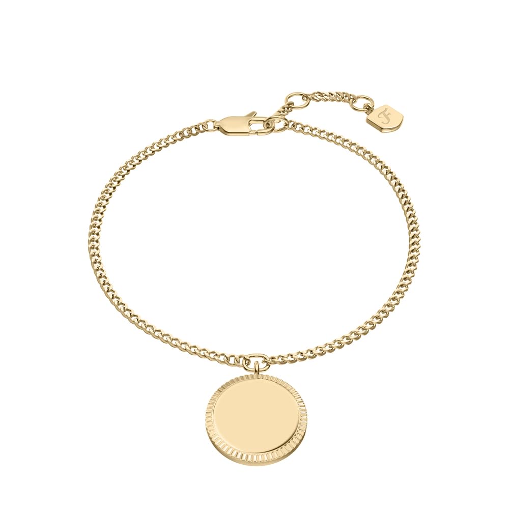 Fossil Ellis Women's Gold-Tone Stainless Steel Bracelet, JF04979710