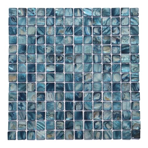MOPTORLS Mother of Pearl Mosaic Tile for Kitchen Backsplash Bathroom