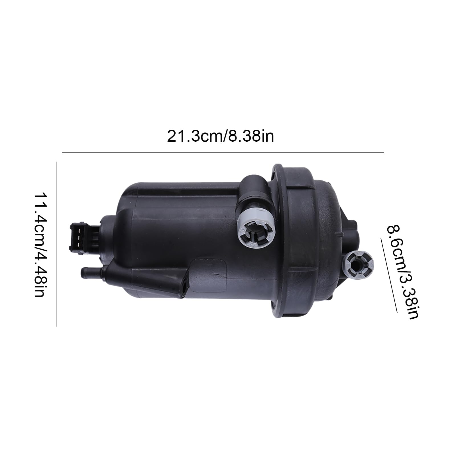 Carcasa del filtro de combustible, filtros diesel 1368127080 1606450480, filtro de combustible de repuesto adecuado para coches Ducato 250 Box 2.3 250 Bus 2.3 2.3