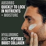 RUGGED & DAPPER - Mens Face Moisturizer + After Shave Lotion for Men - Anti-Aging Formula with Hyaluronic Acid + Peptides - Natural Ingredients + Fragrance Free - 4 Month Supply - USA Made - Image 4