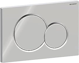 Geberit 115.770.21.5 Sigma01 Dual Flush Push Button Plate, Gloss Chrome
