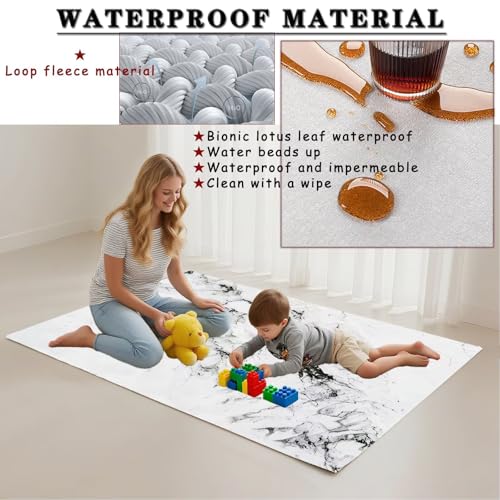 Tapis de cuisine imperméable et antidérapant lavable en machine