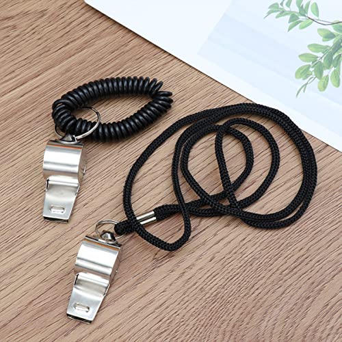Silbatos de árbitro de acero inoxidable 12 pcs miniatura 2