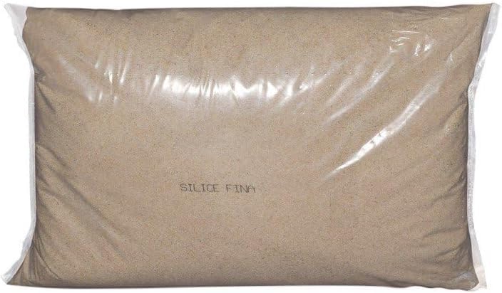 TB Thayba Arena de Sílice Fina para Césped Artificial, 25 kg, Granulometría 0,2-0,6 mm