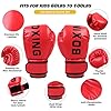 Odoland 7-in-1 Boxing Gloves and Punching Mitts Set for Kids, Boxing Mitts Focus Pads, Kids Boxing Gloves and Protect Sleeves, Reflex Balls Kit and Jumping Rope for MMA Training