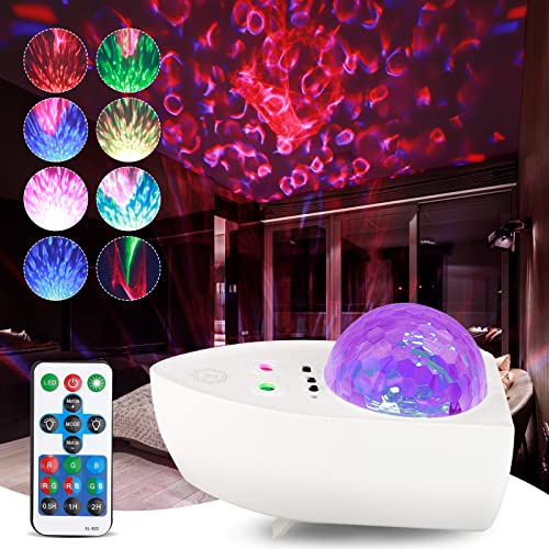 Galaxy Star Projector JDR Nebula Starry Aurora Ceiling Night Light with Remote Control Sleep Earplugs for Bedroom 3 Modes Ocean LED Lamp for Baby Kids Adults Gift