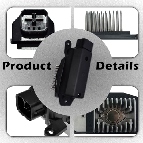 Image of Auto Temp Control HVAC Blower Motor Resistor Compatible with Ford 05-07 F-250 F-350 F-450 F-550 F250 F350 F450 F550 Super Duty F-650 F-750 F650 F750 F53 Replaces 4P1744 RU775 973-248 6C3Z19E624AA
