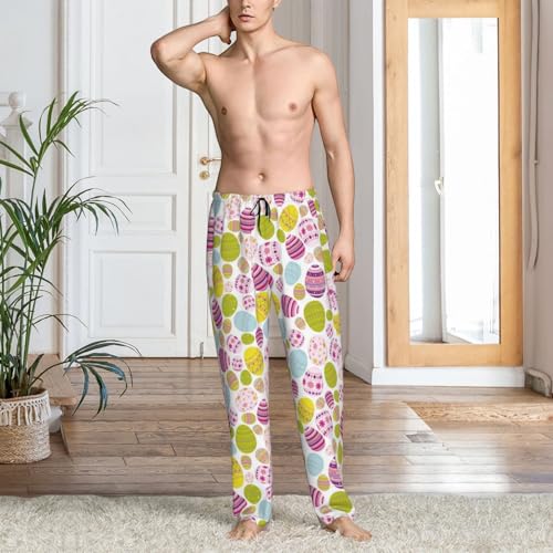 Easter Egg Mens Pj Pants,Soft Men Lounge Pants,Mens Pajama Pants Bottoms,Sleep Pants For Men2