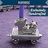 DANFORTH – Birthday Train (7- Fawn) – Candleholder, Handcasted Pewter Birthday Party Decorations – Made in USA #1