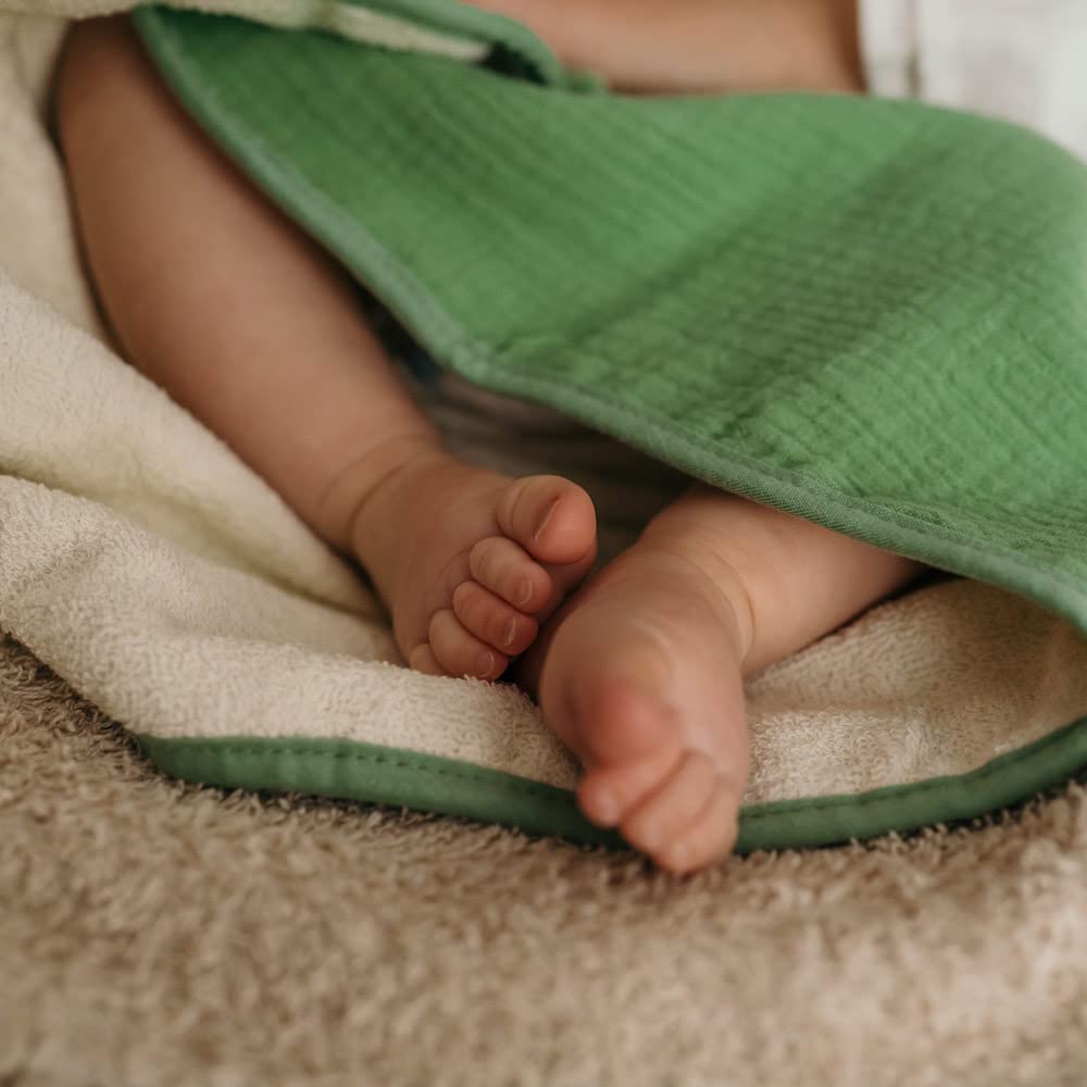 Lingettes bébé (Set) - Vert