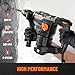 DOVAMAN RH15A SDS-Plus Rotary Hammer Drill 1500W, 4 in 1 Functions, Multi-Material Use, Safety Clutch, 6 Speed, 4350BPM/900RPM, SDS-Plus Adaptor, 7J, Vibration Control, Fit for Concrete, Wood, Steel