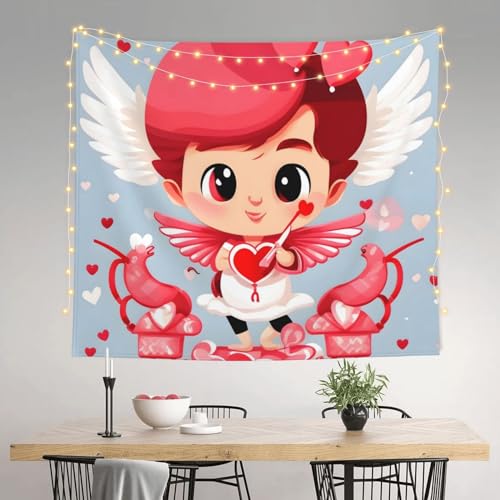 AthuAh Love Messenger Wall Decor Tapestry, Easy To Install, 60 X 51 Inches, *Perfect For Bedrooms, Dorm Rooms And More.3