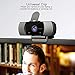 immagine 1KOGOLIKE Webcam per PC Full HD 1080P con Microfono, con Webcam Cover E treppiede, Videocamera per Videochiamate, Studio, Conferenza, Registrazione, Gioca a Giochi e Lavoro a Casa