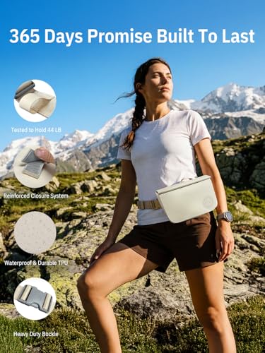 Image of niphean IPX7 Waterproof Fanny Pack, Magnetic One-Hand Closure Dry Bag