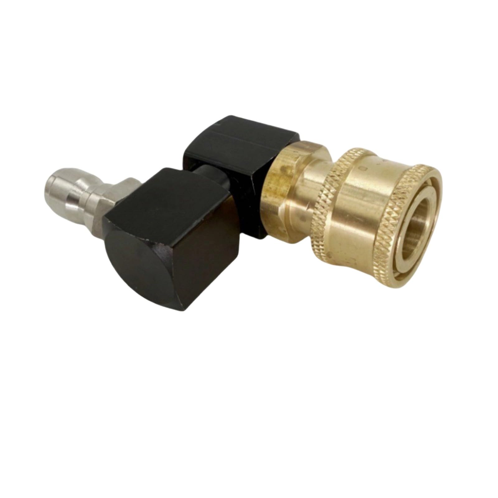 QIAOLIDA 360 Degree Rotating High Pressure Quick Connection Nozzle For Water Hose With 1/4 Inch Fast Release Fitting Metal Constr