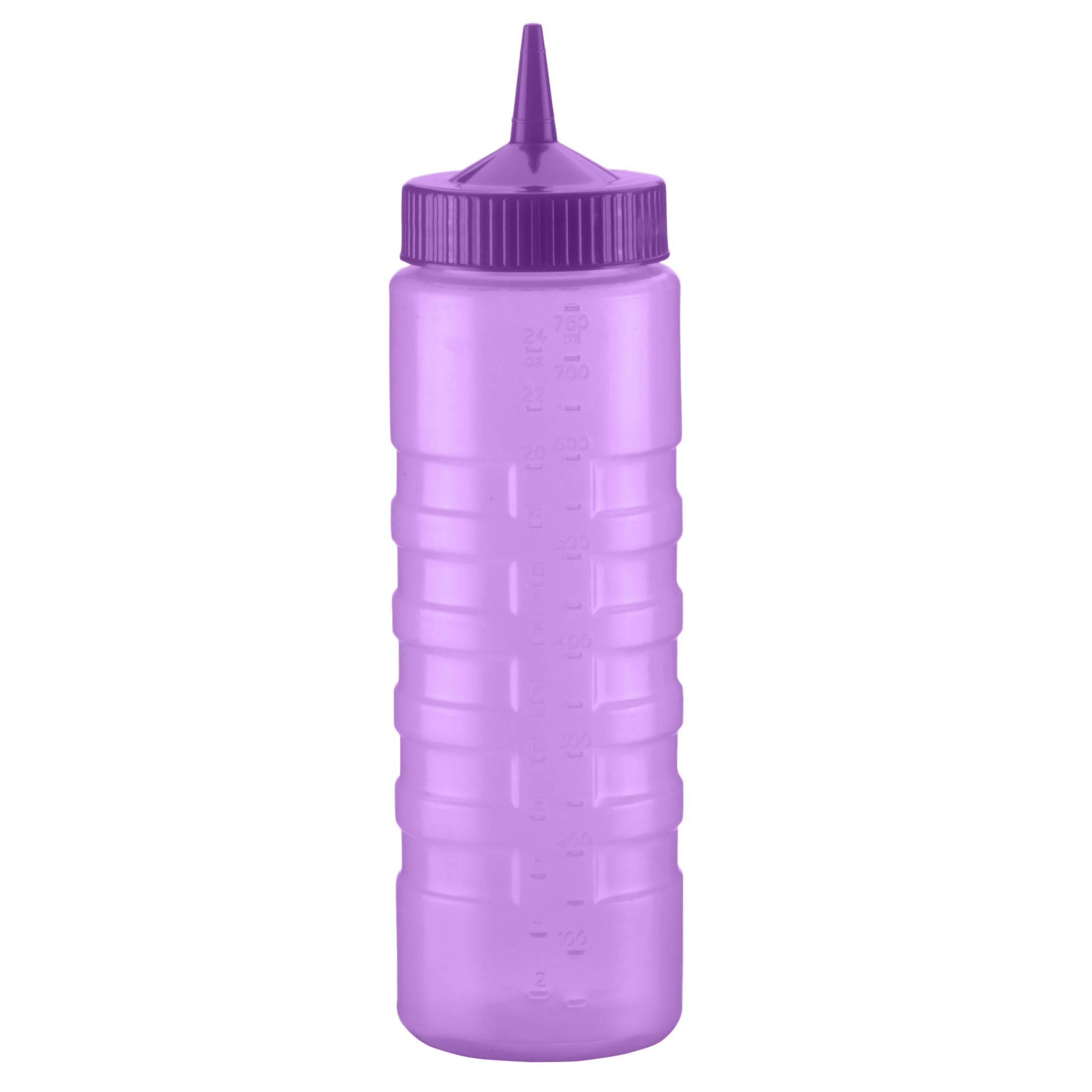 Traex 4924C-54 Color-Mate 24 Ounce Single Tip Purple Squeeze Dispenser