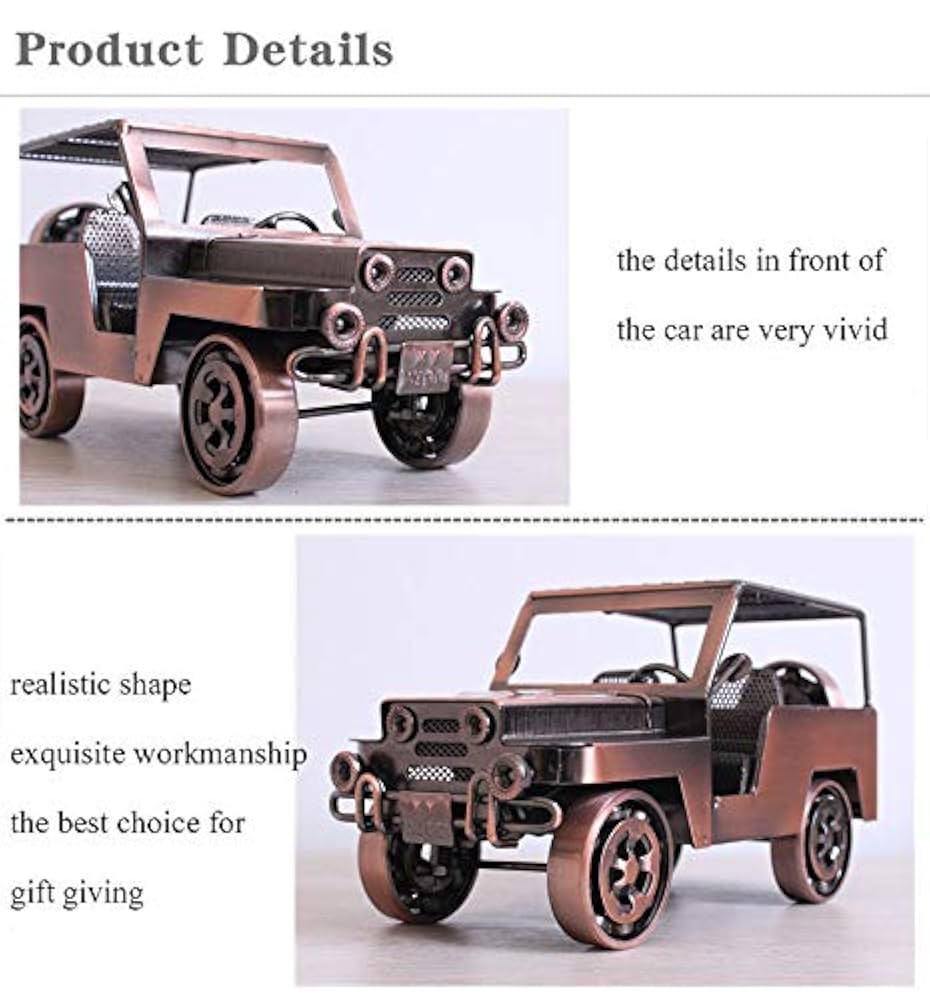 金属製クラシックカー風ミニカー Amazon.co.jp: レトロモデルカー1/32スケールカーモデルキット