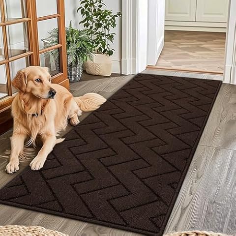 Biscpro Washable Non-Slip Carpet Runner Cover