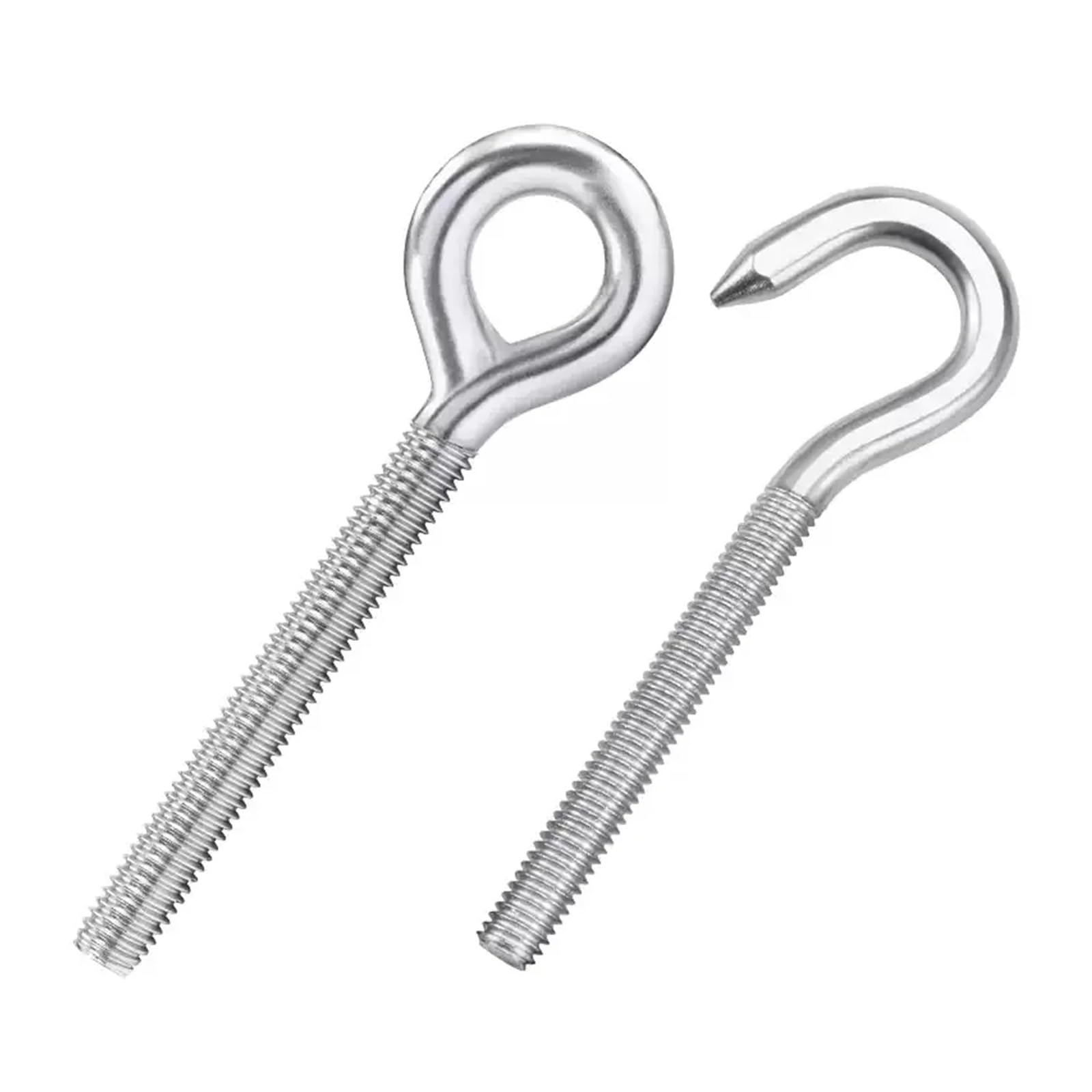 Pernos de Ojo de Acero CáNcamos Tornillo de ojo oveja acero inoxidable 304, perno M4, M5, M6, M8, M10, M12, M14, M16, M18, M20, M22, M24, herramienta suspensión con gancho for colgar anillos(M14-1pcs)