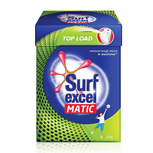Image of Surf Excel Front Load Matic Liquid Detergent Pouch - 2 L & Top Load Detergent Powder, 2 Kg