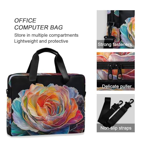 Maletín ALAZA Crystal Rainbow para laptop 13-15.6" miniatura 5