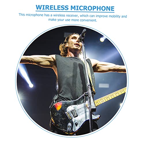 Levemolo 1Pc Microfone Sem Fio Anti Assobio Microfone Máquina De Karaokê De Mão Microfone Capacitor