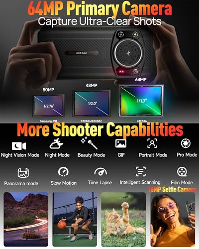 Smartphone outdoor Android 15 Ulefone Armor 21 double SIM étanche IP68 noir - 5