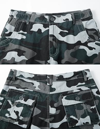 VtuAOL Men's Cargo Shorts for Men Casual Cotton Fishing Hiking Shorts with Multi Pockets4