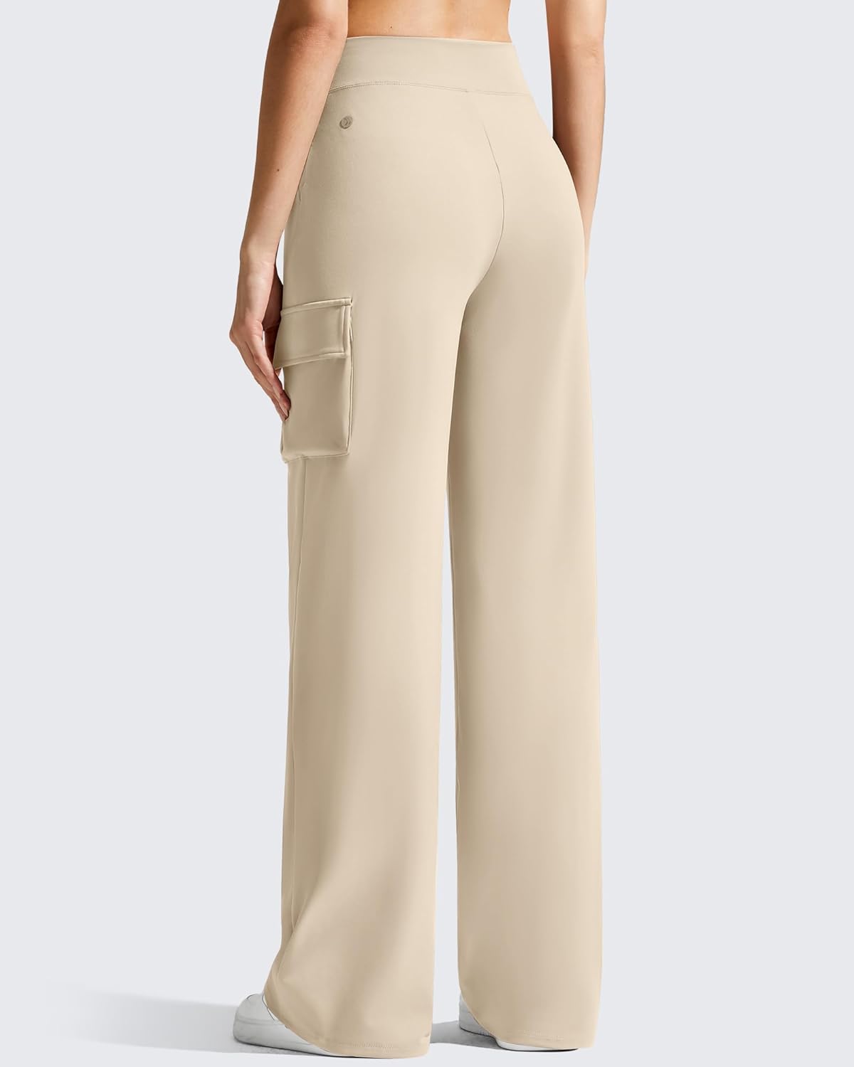 G4Free EverGoing Wide Leg Cargo Pants Women with 4 Pockets High Waisted Yoga Pants Stretch Casual Trousers - Image 5