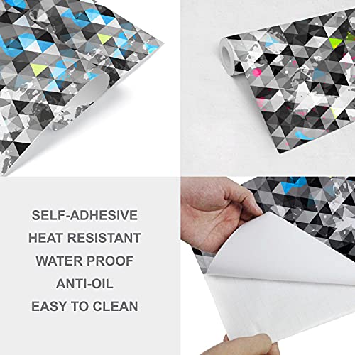 Image of Amazon Brand - Solimo PVC Self-Adhesive Wallpaper, Abstract, 41cm x 4.56m