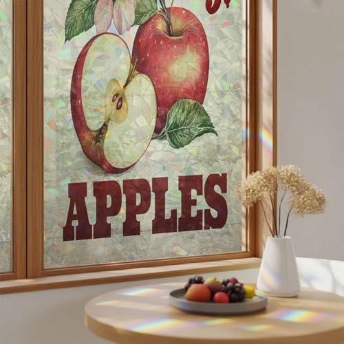 Película decorativa adhesiva para ventana de 17.7x78.7 pulgadas miniatura 1
